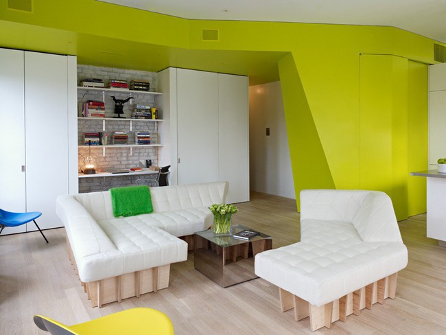 Căn hộ nhỏ hiện đại với thiết kế nội thất thông minh này sẽ làm cho bạn luôn tràn đầy ý tưởng - Ảnh 2.