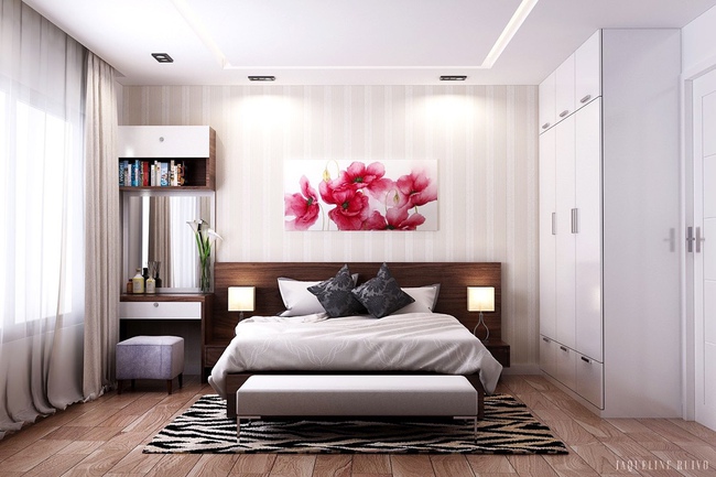 17 thiết kế phòng ngủ với gam màu trắng khiến bạn không thể không yêu - Ảnh 12.