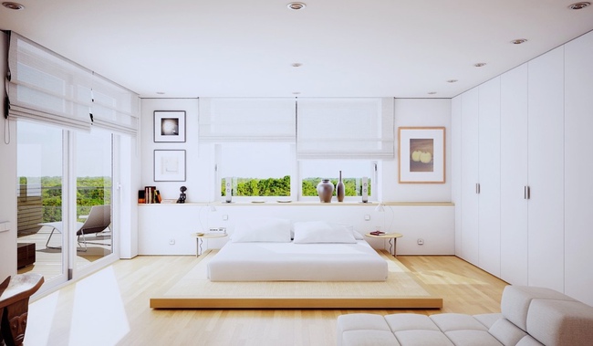 17 thiết kế phòng ngủ với gam màu trắng khiến bạn không thể không yêu - Ảnh 15.
