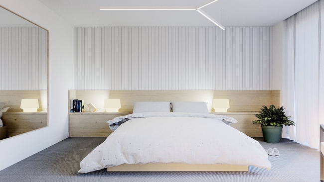 17 thiết kế phòng ngủ với gam màu trắng khiến bạn không thể không yêu - Ảnh 3.