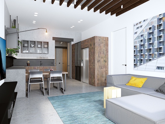 3 căn hộ nhỏ gọn với thiết kế mở vừa đẹp vừa hợp lý đến từng centimet - Ảnh 3.