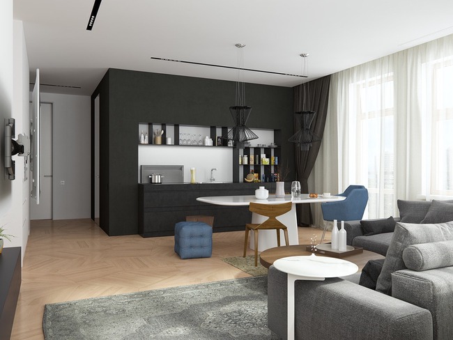 3 căn hộ nhỏ gọn với thiết kế mở vừa đẹp vừa hợp lý đến từng centimet - Ảnh 21.