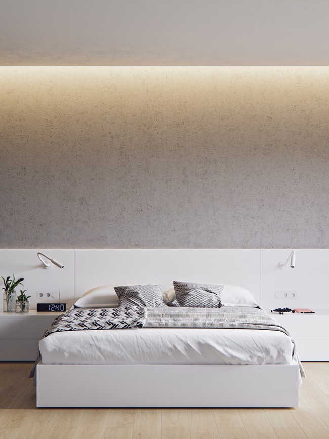 17 thiết kế phòng ngủ với gam màu trắng khiến bạn không thể không yêu - Ảnh 6.
