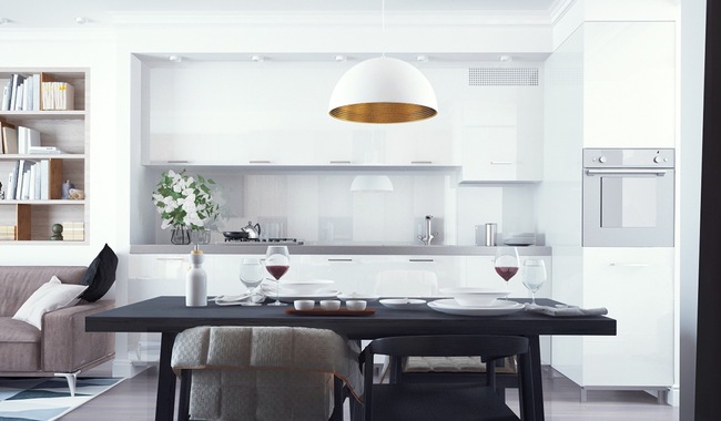 15 căn bếp hiện đại với sắc trắng tinh tế và vô cùng bắt mắt - Ảnh 9.