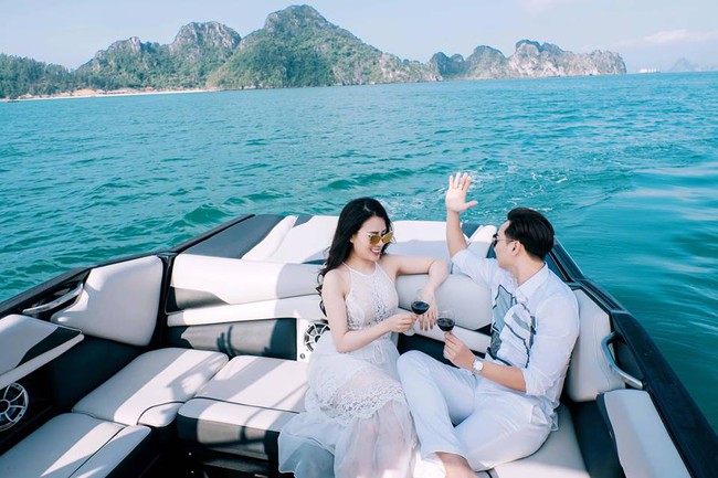 Vợ mới MC Thành Trung khoe ảnh trăng mật lãng mạn và sang chảnh như phim - Ảnh 1.