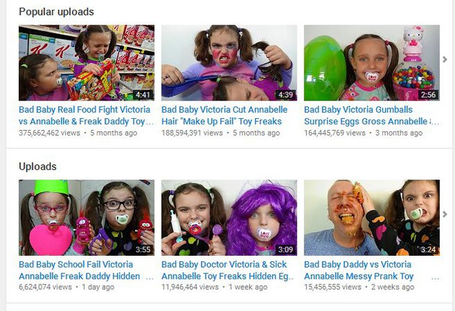 Có thể bạn không tin nhưng con bạn đang bị Youtube đầu độc hàng ngày như thế này đây - Ảnh 1.