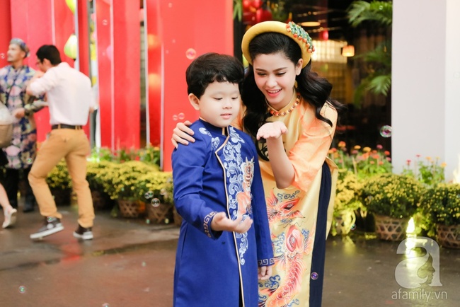 Vắng Tim, mẹ con Trương Quỳnh Anh vui vẻ du xuân bên nhau - Ảnh 5.