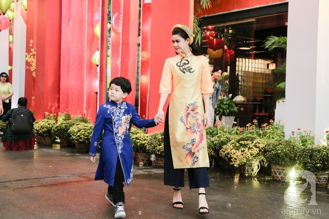 Vắng Tim, mẹ con Trương Quỳnh Anh vui vẻ du xuân bên nhau - Ảnh 3.