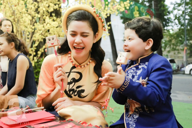 Vắng Tim, mẹ con Trương Quỳnh Anh vui vẻ du xuân bên nhau - Ảnh 14.