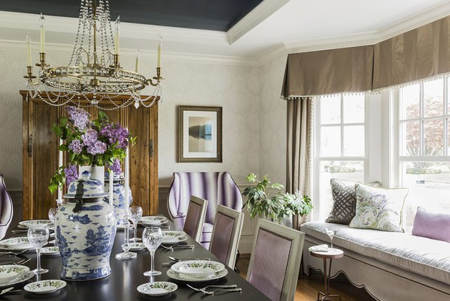Tuyệt chiêu lựa chọn rèm cửa để nâng tầm vẻ đẹp của căn phòng ăn gia đình để đón xuân mới - Ảnh 19.