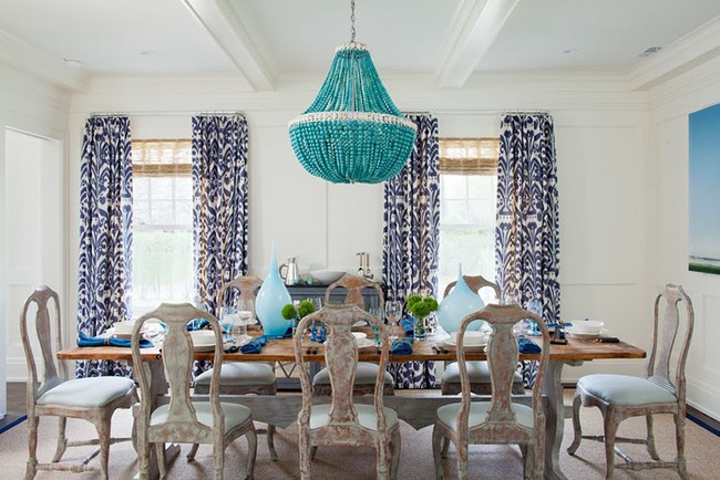 Tuyệt chiêu lựa chọn rèm cửa để nâng tầm vẻ đẹp của căn phòng ăn gia đình để đón xuân mới - Ảnh 5.