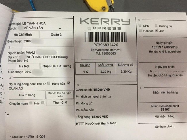 NTK Lê Thanh Hòa tố dịch vụ giao hàng nhanh làm mất gói hàng hơn 65 triệu nhưng chỉ bồi thường 320 ngàn đồng - Ảnh 3. NTK Lê Thanh Hòa tố dịch vụ giao hàng nhanh làm mất gói hàng hơn 65 triệu nhưng chỉ bồi thường 320 ngàn đồng - Ảnh 3.