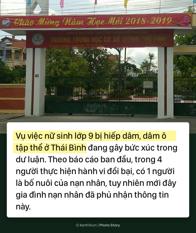 Toàn cảnh vụ án hiếp dâm, dâm ô tập thể nữ sinh lớp 9 ở Thái Bình - Ảnh 1.