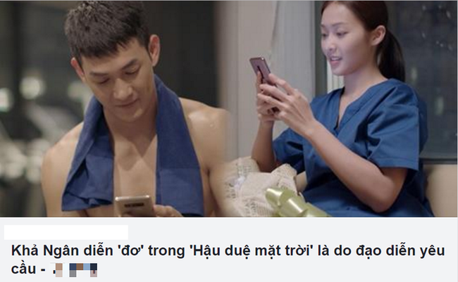 Khả Ngân bức xúc vì bị bịa đặt phát ngôn “diễn đơ là do đạo diễn yêu cầu” - Ảnh 1. Khả Ngân bức xúc vì bị bịa đặt phát ngôn “diễn đơ là do đạo diễn yêu cầu” - Ảnh 1.