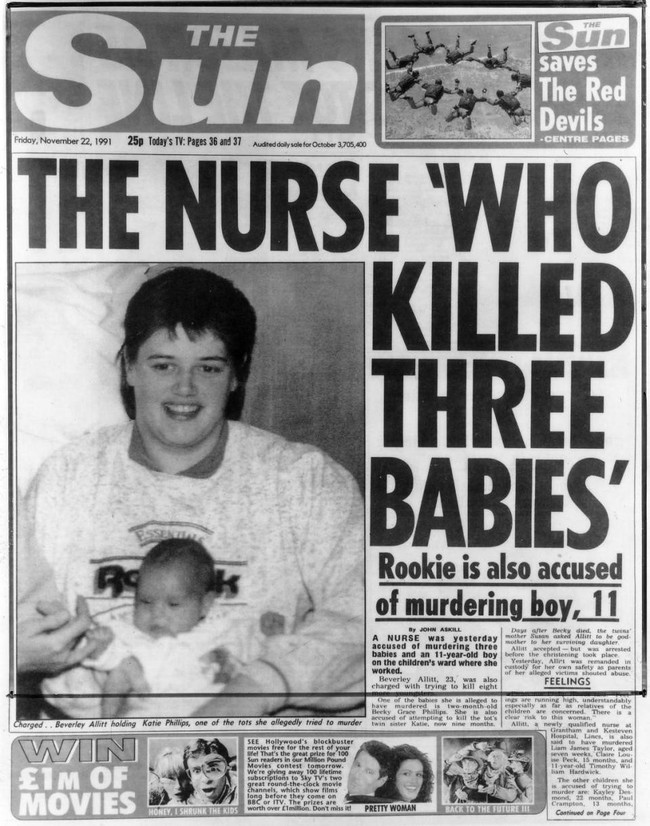 13 án chung thân cho nữ y tá tử thần giết hại hàng loạt đứa trẻ vô tội gây rúng động nước Anh 27 năm trước - Ảnh 1.