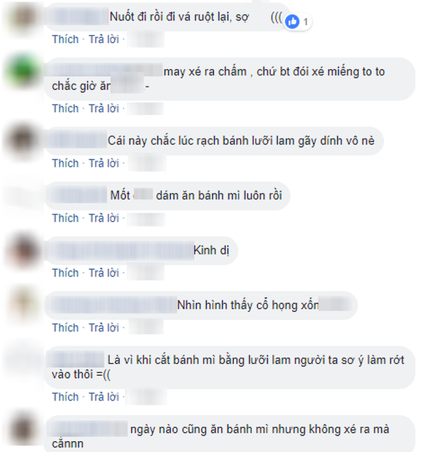 Ăn bánh mì bò kho, cô gái suýt mất mạng vì lưỡi dao lam bét ngót ẩn trong chiếc bánh - Ảnh 4.