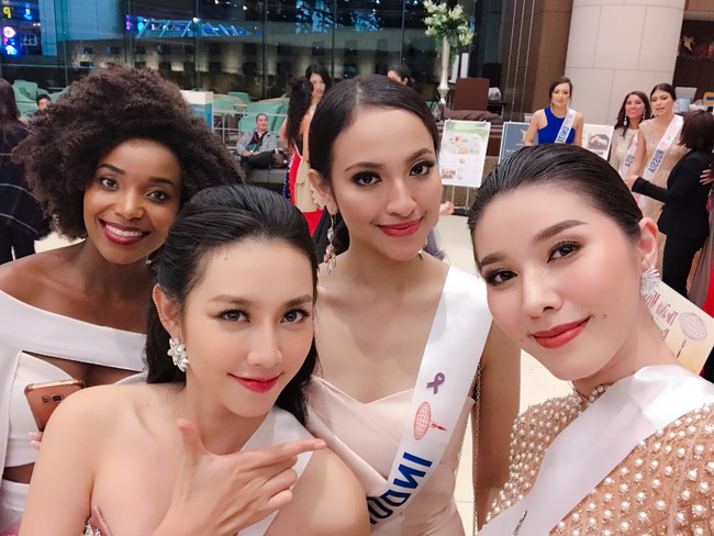 Nguyễn Thúc Thùy Tiên lọt top 10 chiếc váy dạ hội đẹp nhất tại họp báo khai mạc Miss International 2018 - Ảnh 5.