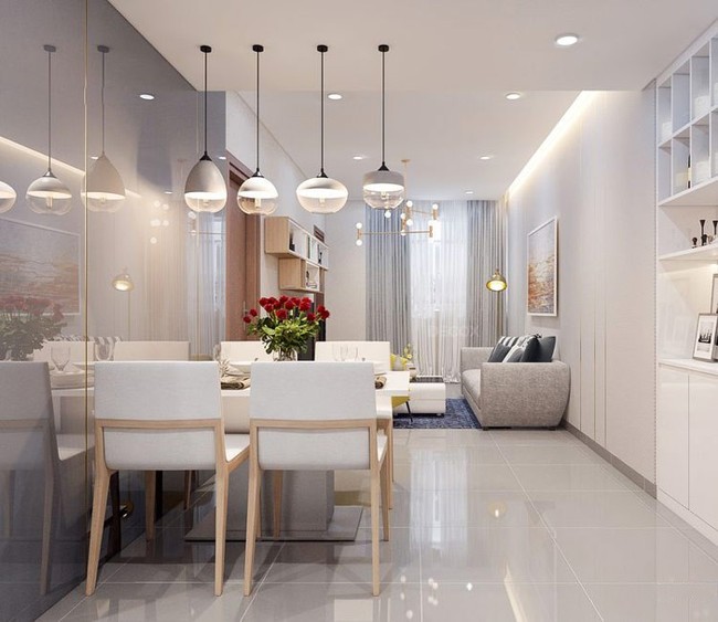 Căn hộ chỉ 49m² nhưng gia đình 3 người đã được KTS tư vấn bố trí nội thất siêu hợp lý - Ảnh 4.