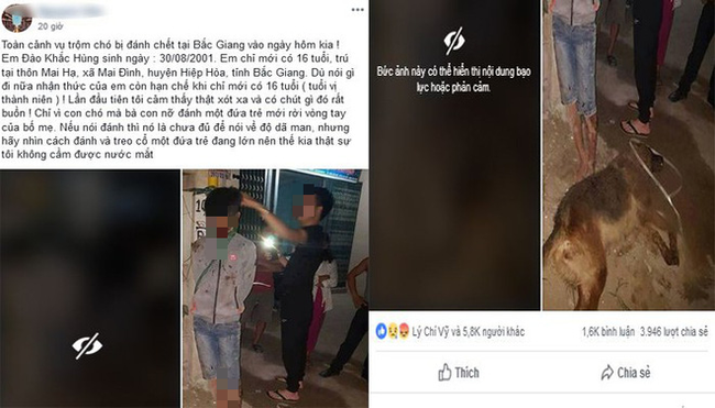 Thực hư nam thanh niên trộm chó bị treo cổ đánh chết ở Bắc Giang - Ảnh 1.
