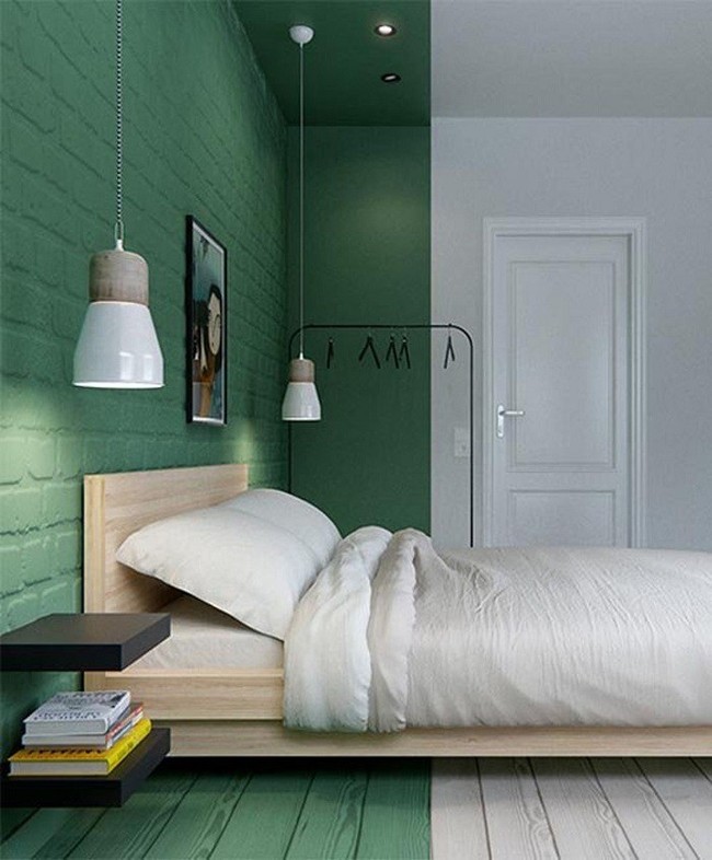 Nếu không muốn đụng hàng bạn có thể kết hợp màu sắc phòng ngủ theo phong cách không giống ai - Ảnh 10.