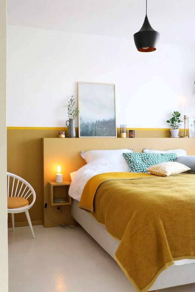Nếu không muốn đụng hàng bạn có thể kết hợp màu sắc phòng ngủ theo phong cách không giống ai - Ảnh 12.