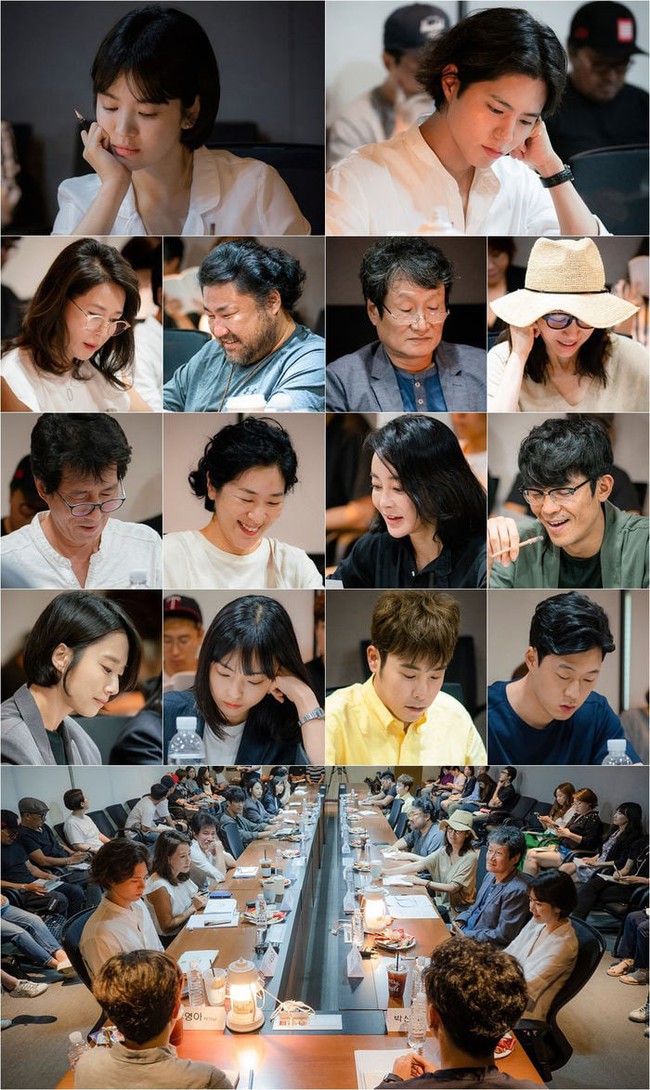 Hé lộ hình ảnh hậu trường đọc kịch bản đầy hài hước của Song Hye Kyo - Park Bo Gum - Ảnh 3.