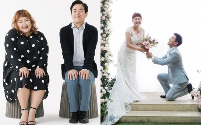 2 năm sau màn cầu hôn gây bão, danh hài béo ú xứ Hàn giảm 30kg và lột xác trong bộ ảnh cưới trước ngày trọng đại - Ảnh 6.