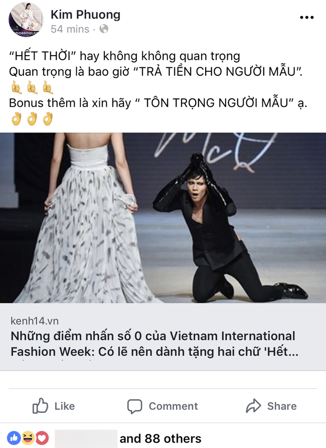 Vietnam International Fashion Week tiếp tục bị loạt người mẫu tố chậm tiền: Thu/Đông đã qua mà catxe mùa Xuân/Hè vẫn chưa thấy! - Ảnh 2.