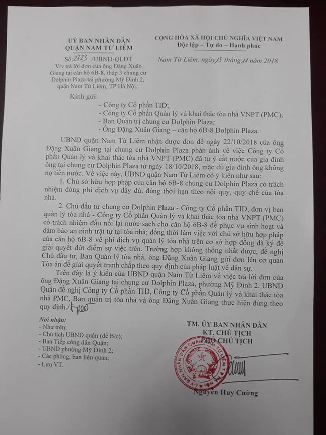Hai vợ chồng chủ căn hộ 5 sao ở Hà Nội tố bị trưởng ban quản trị tòa nhà hành hung nhập viện - Ảnh 3.