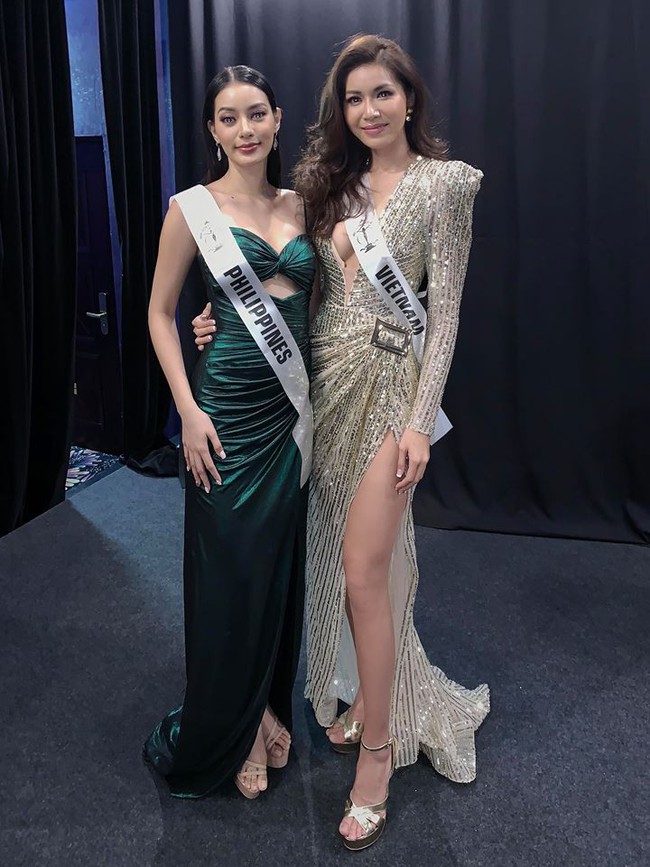 Minh Tú gây thích thú khi cho Hoa hậu Philippines mượn váy ở Miss Supranational - Ảnh 3.