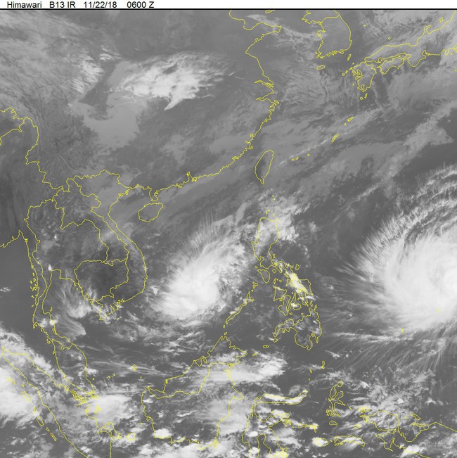 Áp thấp nhiệt đới đã mạnh lên thành cơn bão số 9, tiến thẳng vào đất liền các tỉnh Nam Trung Bộ - Ảnh 2.