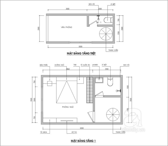 Với diện tích vỏn vẹn 10m², KTS đã giúp gia chủ có được căn nhà vừa làm văn phòng vừa ở vẫn thoải mái - Ảnh 1.