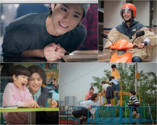 Mỹ nam Park Bo Gum lại đốn tim fan với loạt ảnh chơi đùa cùng trẻ con cực đáng yêu - Ảnh 2.