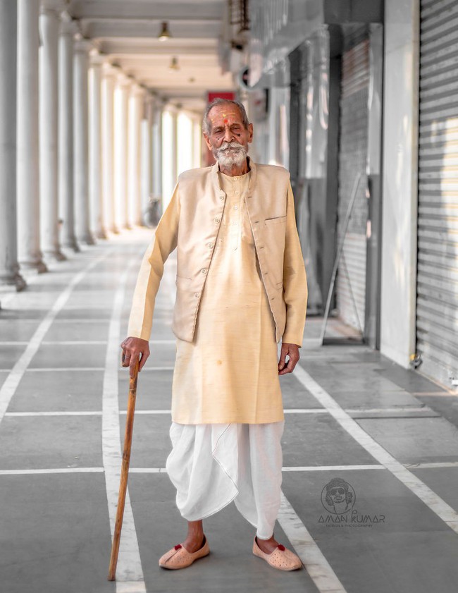 Khi tuổi tác chỉ là con số: Cụ ông trăm tuổi sành điệu lịch lãm gây sốt MXH Ấn Độ - Ảnh 1.