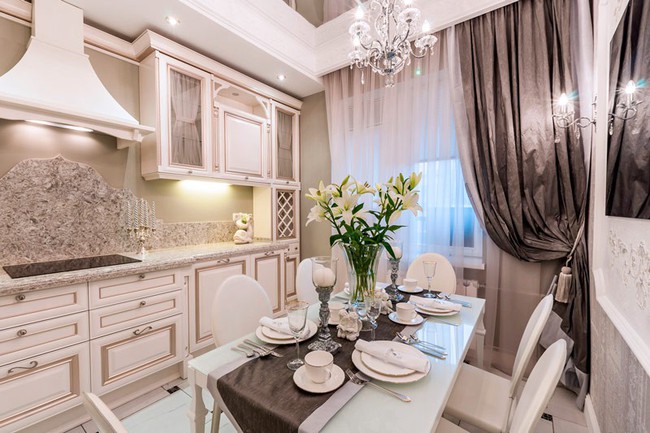 Cách chọn rèm cửa cho nhà bếp kết nối với ban công vừa đẹp vừa thuận tiện đi lại - Ảnh 25. Cách chọn rèm cửa cho nhà bếp kết nối với ban công vừa đẹp vừa thuận tiện đi lại - Ảnh 25.