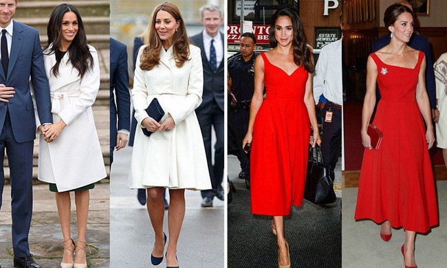 Công nương Meghan và Kate lắm khi mặc trông giống hệt chị em sinh đôi - Ảnh 10. Công nương Meghan và Kate lắm khi mặc trông giống hệt chị em sinh đôi - Ảnh 10.