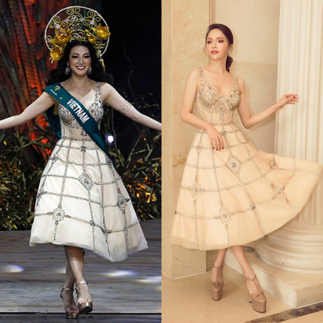 Ít ai ngờ rằng Phương Khánh đăng quang Miss Earth 2018 với vali toàn váy áo cũ của các Bông Hậu trước đó - Ảnh 5.