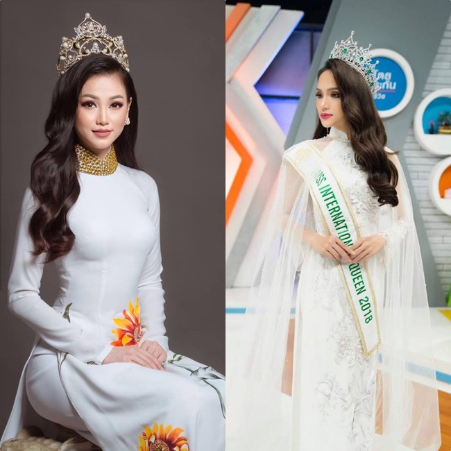 Đăng quang Hoa hậu tại 2 cuộc thi nhan sắc Quốc tế, style Phương Khánh và Hương Giang có khá nhiều điểm chung thú vị - Ảnh 7.