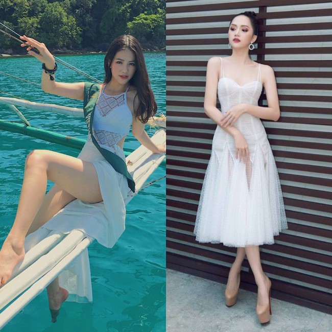 Đăng quang Hoa hậu tại 2 cuộc thi nhan sắc Quốc tế, style Phương Khánh và Hương Giang có khá nhiều điểm chung thú vị - Ảnh 4.
