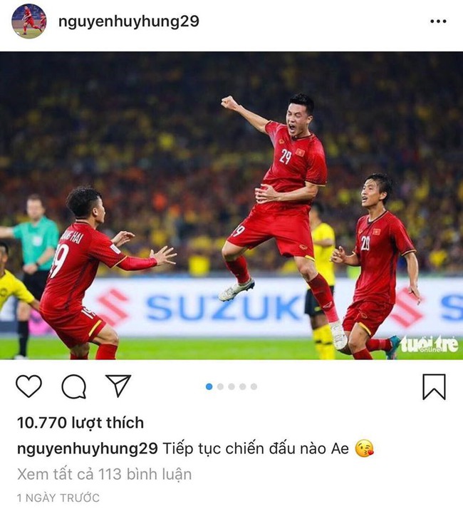 Hải Quế vừa đăng ảnh siêu dễ thương, chẳng liên quan đến trận chung kết mà fan vào thả tim rầm rầm - Ảnh 8. Hải Quế vừa đăng ảnh siêu dễ thương, chẳng liên quan đến trận chung kết mà fan vào thả tim rầm rầm - Ảnh 8.