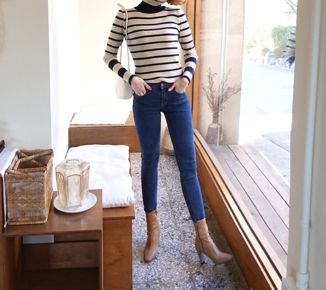 Ngắm 12 set đồ sau, các nàng sẽ nhận ra quần jeans + boots chính là cặp đôi giúp vẻ ngoài đạt 100% sành điệu - Ảnh 12.