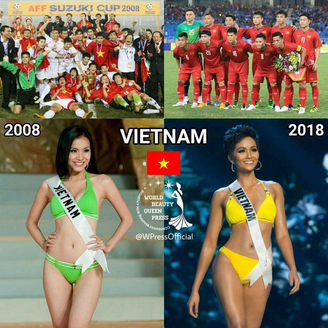 Vận đỏ của bóng đá Việt Nam sẽ giúp HHen Niê làm nên kì tích tại Miss Universe 2018? - Ảnh 1.