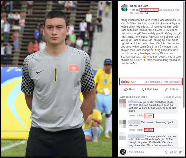 Hậu AFF Cup: Dân mạng xới tung Facebook Lâm Tây, phát hiện điều thú vị của tâm thư 3 năm trước - Ảnh 4.