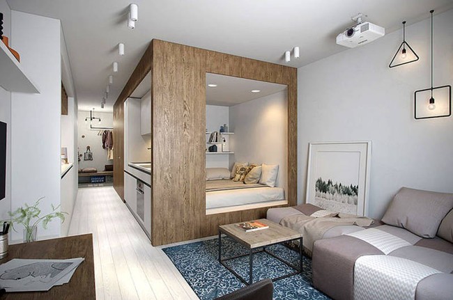 Gợi ý 10 thiết kế phòng ngủ cho căn hộ có diện tích nhỏ mà bạn có thể áp dụng ngay  - Ảnh 11.