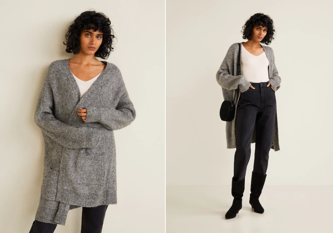 15 mẫu áo cardigan xinh hết ý từ Zara, Mango, Topshop mà các nàng sẽ muốn sắm bằng hết cho tủ đồ của mình - Ảnh 10.