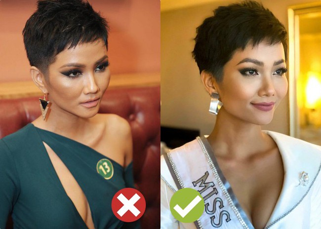 Tạo kỳ tích tại Miss Universe với da nâu tóc tém, nhưng HHen Niê nhiều lần dìm nhan sắc bằng kiểu tóc xấu khó cưỡng - Ảnh 4.