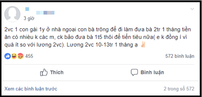 Cả nhà ăn bên ngoại, vợ đưa cho bà 2 triệu/tháng mà chồng vẫn kêu nhiều, kì kèo giảm đi 500k để còn tiêu - Ảnh 1.