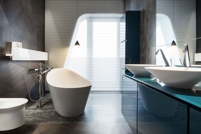 Phòng tắm nhà bạn sẽ tràn đầy phong cách với xu hướng bồn tắm hình elip - Ảnh 11.