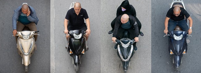 Hình ảnh Người Hà Nội đi xe máy bỗng trở nên vô cùng ấn tượng với góc máy trên cao - Ảnh 10.