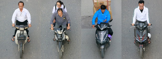 Hình ảnh Người Hà Nội đi xe máy bỗng trở nên vô cùng ấn tượng với góc máy trên cao - Ảnh 5.